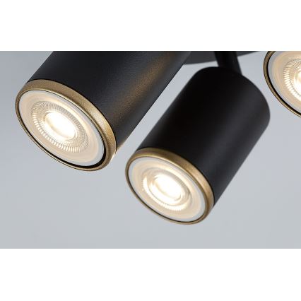 Rabalux - Must suunavalgusti 3xGU10/15W/230V
