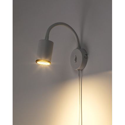 Rabalux - seinale paigaldatav suunatav punktvalgusti 1xGU10/15W/230V valge