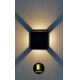 Rabalux - LED Väli seinavalgusti LED/6W/230V IP54 must
