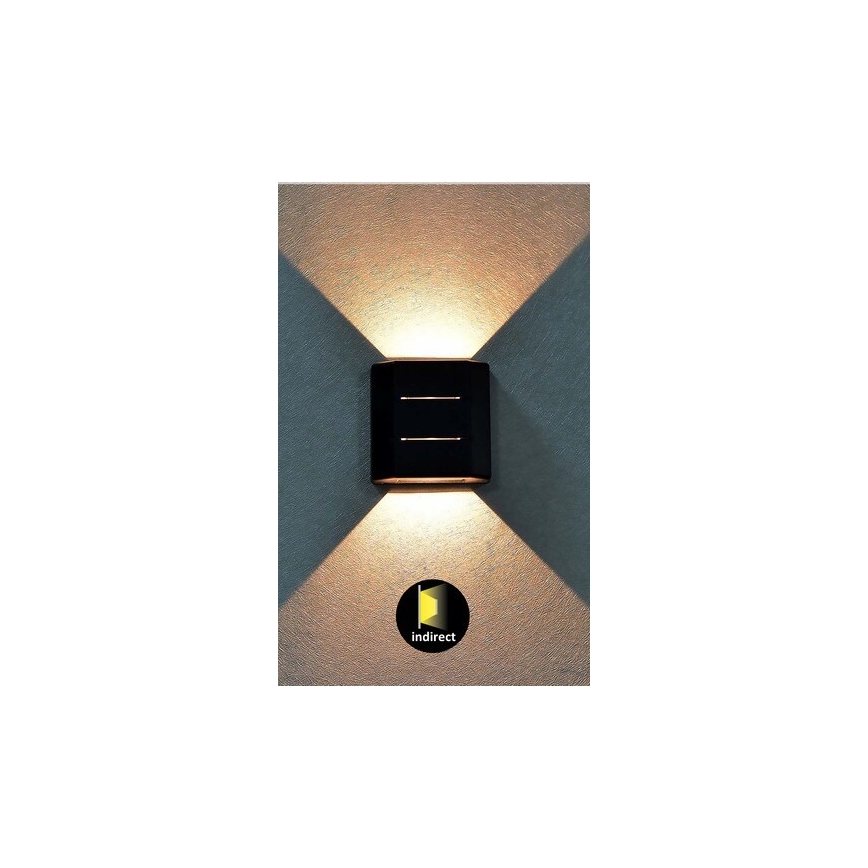 Rabalux - LED Väli seinavalgusti LED/6W/230V IP54 must