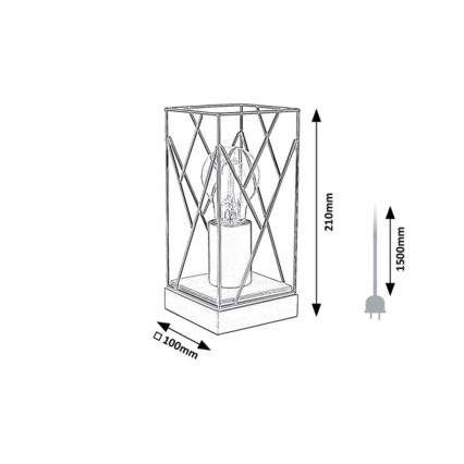 Rabalux - Laualamp 1xE27/40W/230V