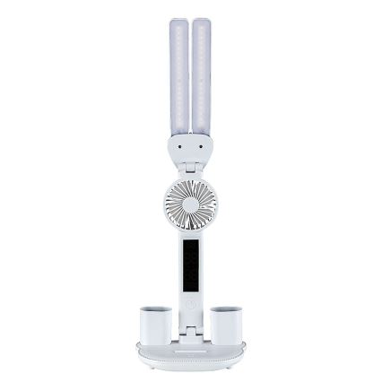 Rabalux - hämardatav LED laualamp ventilaatori ja ekraaniga LED/7W/5V 3000/4000/6500K