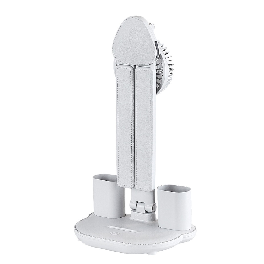 Rabalux - hämardatav LED laualamp ventilaatori ja ekraaniga LED/7W/5V 3000/4000/6500K