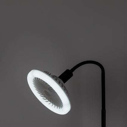 Rabalux - LED hämardatav põrandalamp ventilaatoriga, läbimõõt 30 cm 1xE27/16W/230V 3000-6500K + kaugjuhtimispult