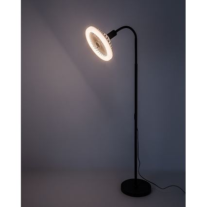 Rabalux - LED hämardatav põrandalamp ventilaatoriga, läbimõõt 30 cm 1xE27/16W/230V 3000-6500K + kaugjuhtimispult