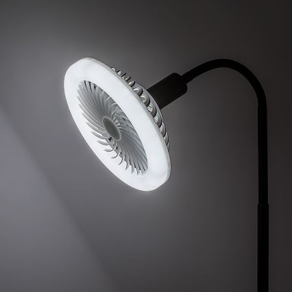 Rabalux - LED hämardatav põrandalamp ventilaatoriga, läbimõõt 30 cm 1xE27/16W/230V 3000-6500K + kaugjuhtimispult