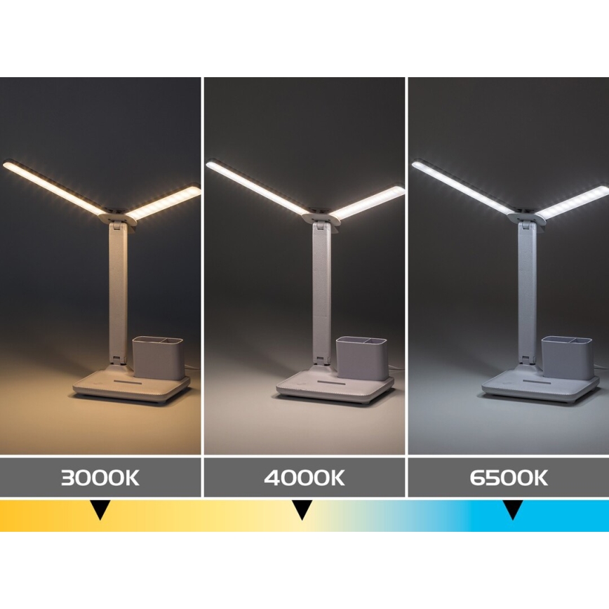 Rabalux - LED-hämardatav puutekontrolliga laualamp LED/5W/5V 3000/4000/6500K