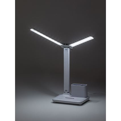 Rabalux - LED-hämardatav puutekontrolliga laualamp LED/5W/5V 3000/4000/6500K