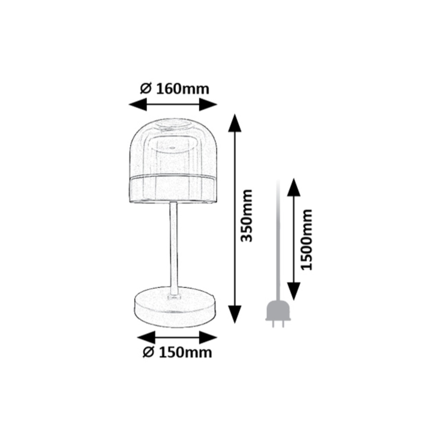 Rabalux - LED Hämardatav laualamp LED/13W/230V 3000/4000/6000K