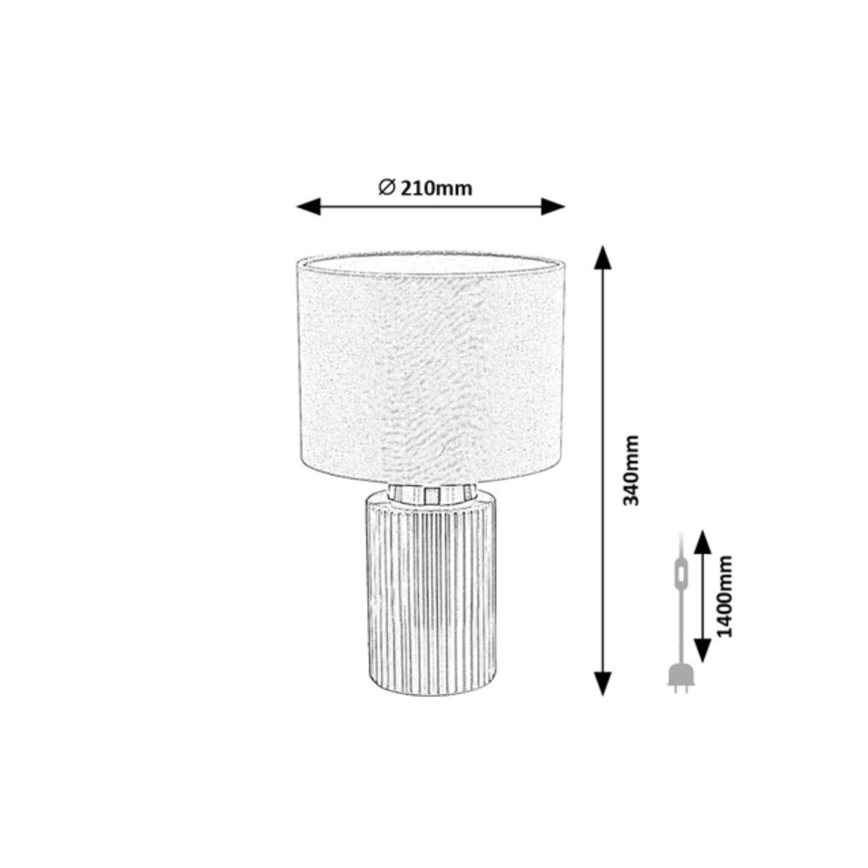 Rabalux - Laualamp 1xE14/40W/230V hall