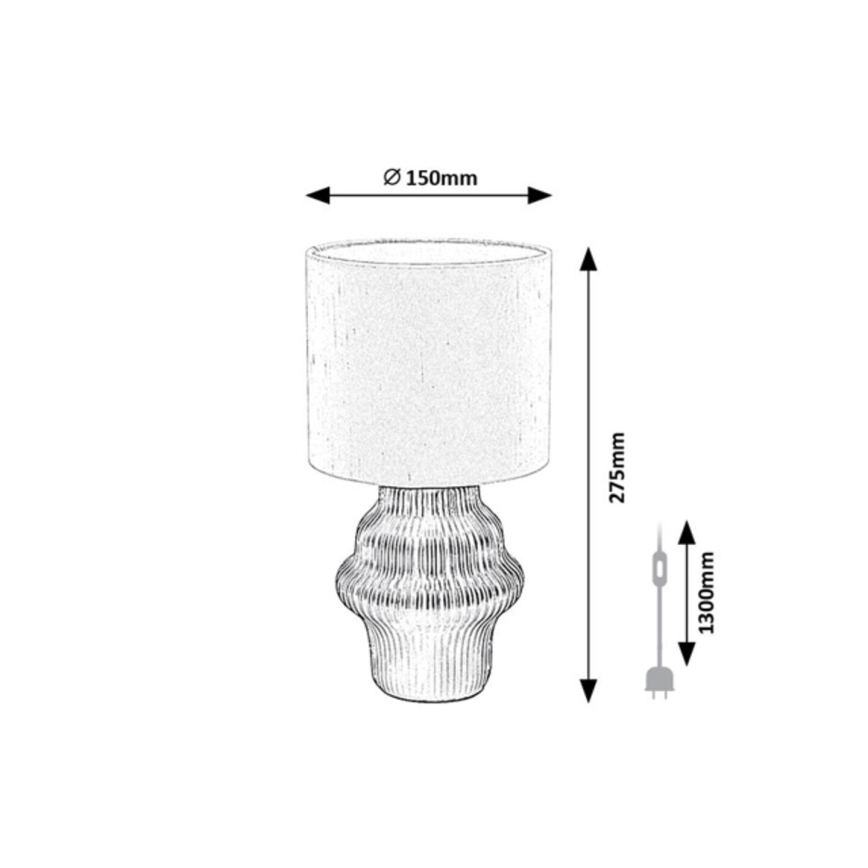 Rabalux - must laualamp 1xE14/40W/230V