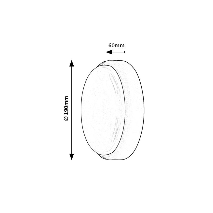 Rabalux - LED Väli laevalgusti LED/15W/230V IP54 valge