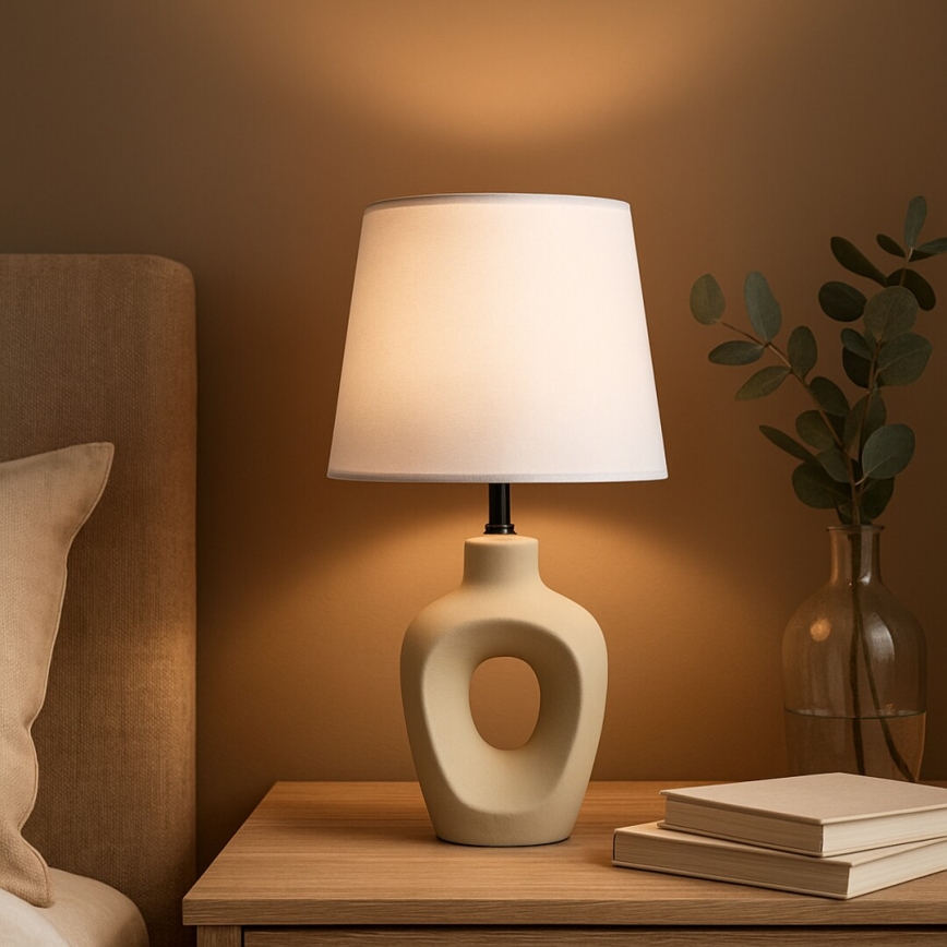 Rabalux - Laualamp 1xE14/25W/230V beež