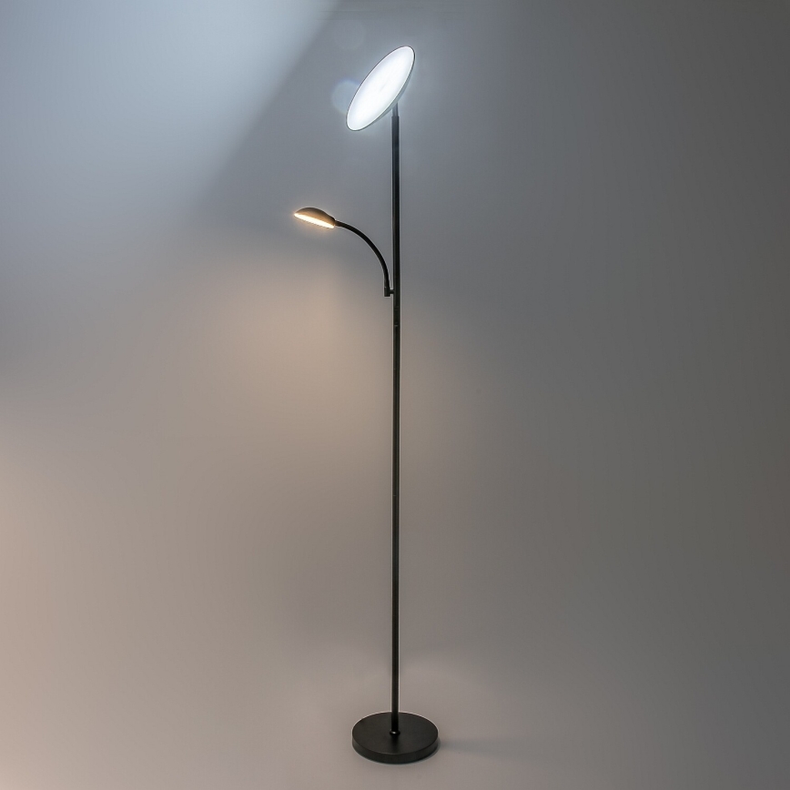 Rabalux - hämardatav LED-põrandalamp LED/23W/230V 3000/4200/6500 must