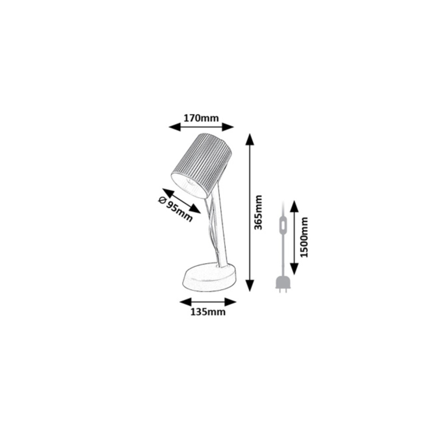 Rabalux - Laualamp 1xE14/11W/230V roosa