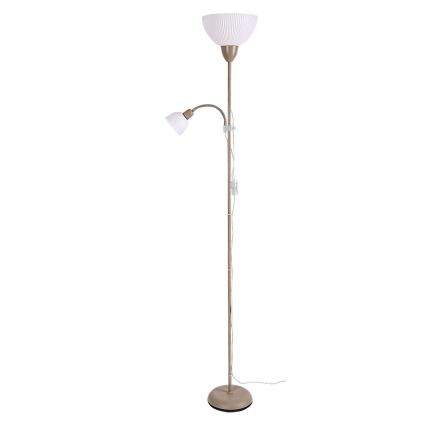 Rabalux - põrandalamp 1xE27/60W/230V + 1xE14/25W beež