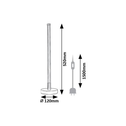 Rabalux - LED Laualamp LED/8W/230V 3000K