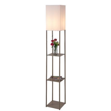 Rabalux - põrandalamp riiulitega 1xE27/40W/230V beež