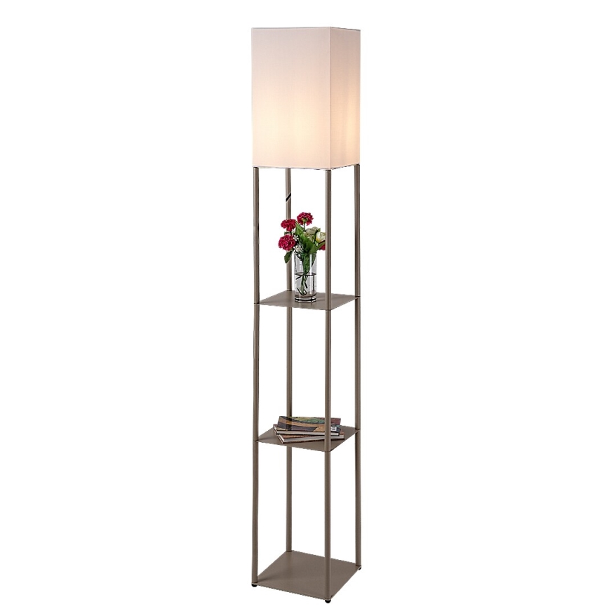 Rabalux - põrandalamp riiulitega 1xE27/40W/230V beež