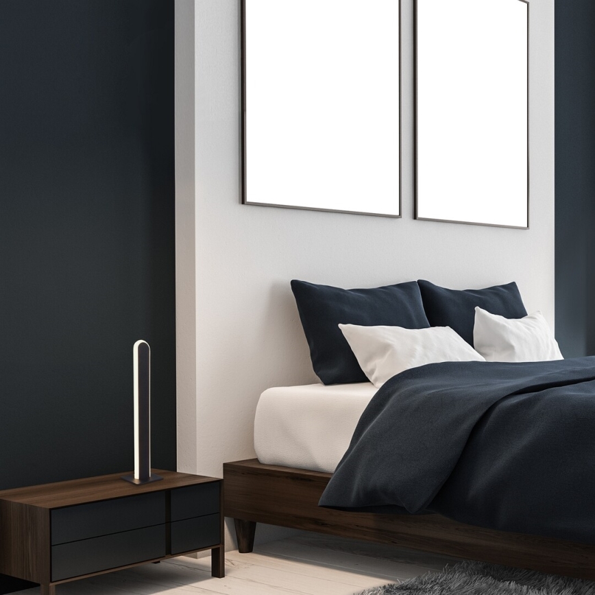 Rabalux - LED Hämardatav laualamp LED/15W/230V 3000/4000K must