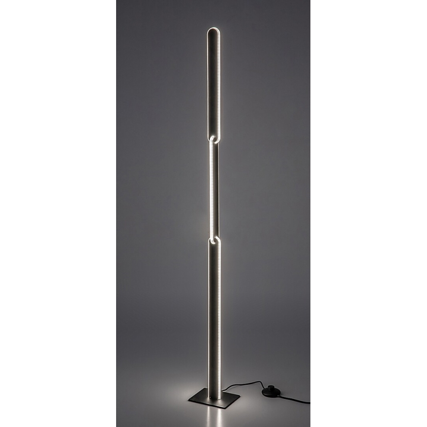 Rabalux - LED Hämardatav põrandalamp LED/33W/230V 3000/4000K must