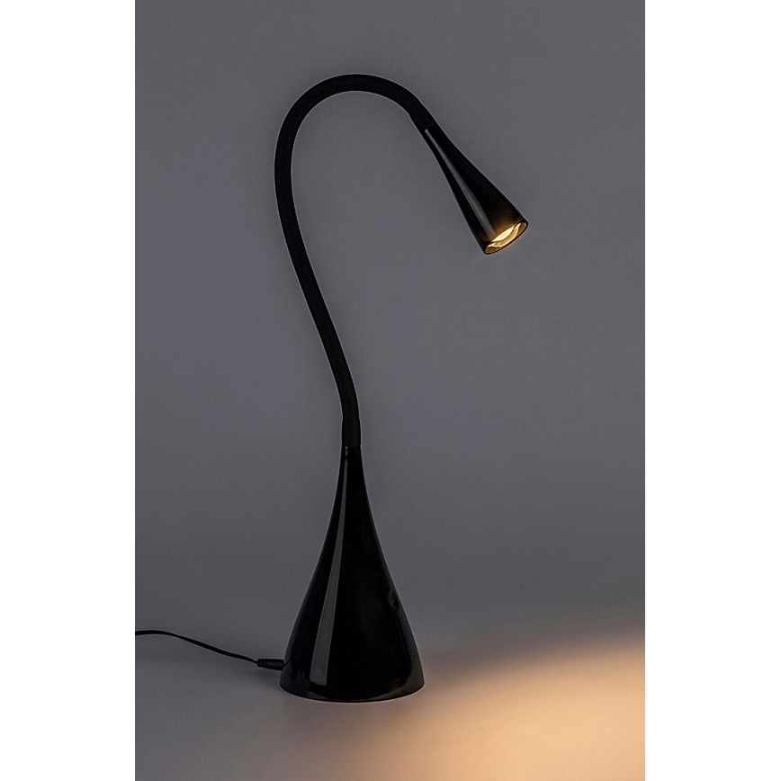 Rabalux - LED Hämardatav puutetundlik laualamp LED/4W/230V 3000K must