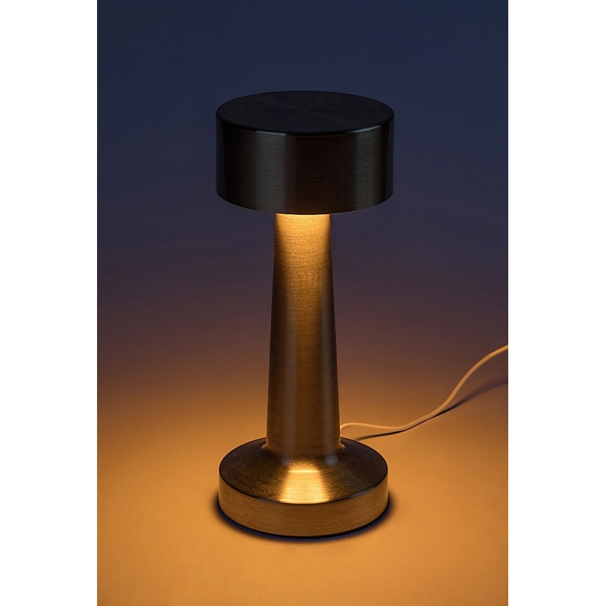 Rabalux - LED Laetav puutetundlik laualamp LED/2,7W/5V 1200mAh 3000/4000/6000K kuldne