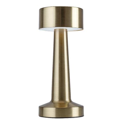 Rabalux - LED Laetav puutetundlik laualamp LED/2,7W/5V 1200mAh 3000/4000/6000K kuldne