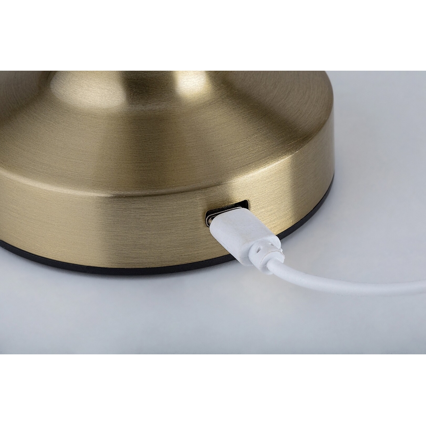 Rabalux - LED Laetav puutetundlik laualamp LED/2,7W/5V 1200mAh 3000/4000/6000K kuldne