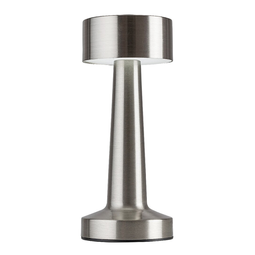 Rabalux - LED Puutetundlik laetav laualamp LED/2,7W/5V 1200mAh 3000/4000/6000K matt kroom