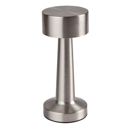 Rabalux - LED Puutetundlik laetav laualamp LED/2,7W/5V 1200mAh 3000/4000/6000K matt kroom