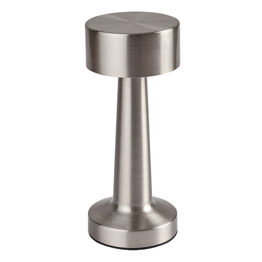 Rabalux - LED Puutetundlik laetav laualamp LED/2,7W/5V 1200mAh 3000/4000/6000K matt kroom