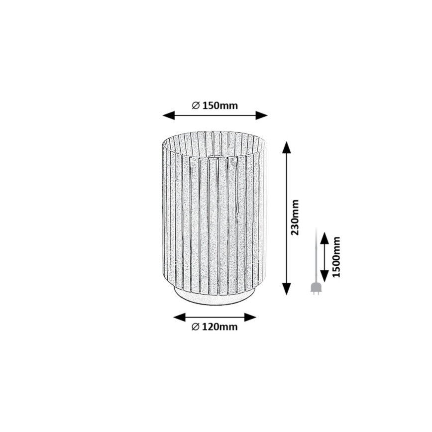 Rabalux - Laualamp 1xE27/6W/230V