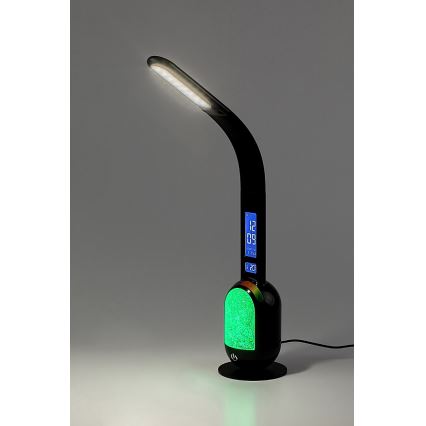 Rabalux - LED RGB Hämardatav laualamp LED/5W/230V must