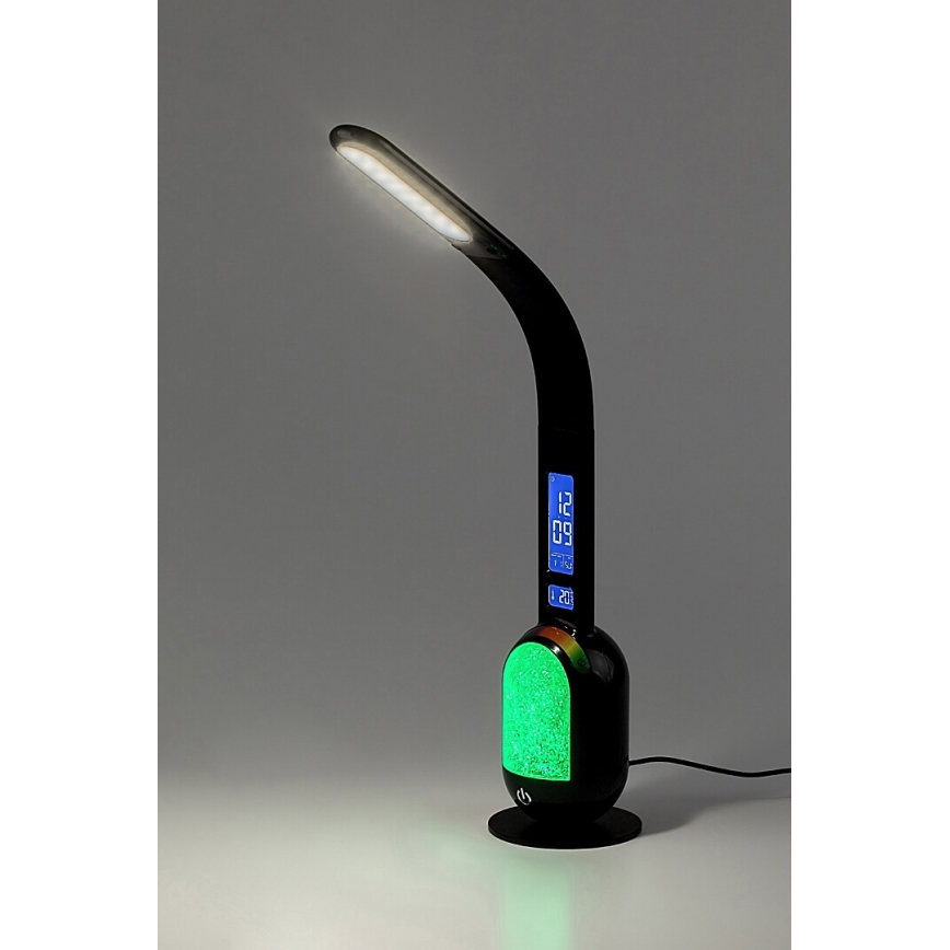 Rabalux - LED RGB Hämardatav laualamp LED/5W/230V must