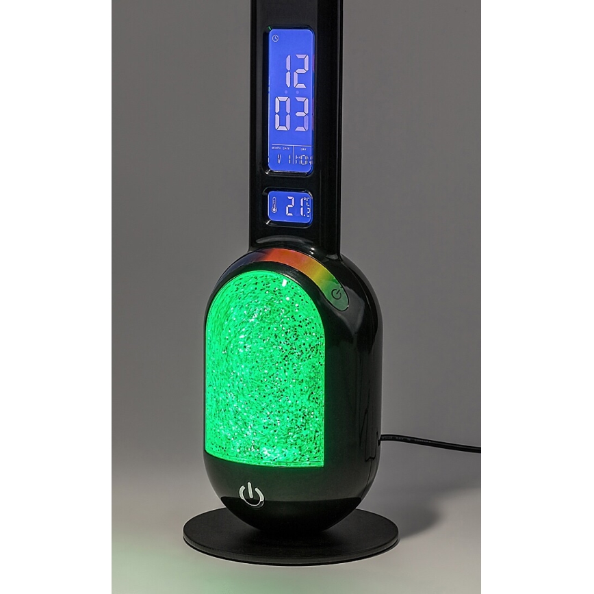 Rabalux - LED RGB Hämardatav laualamp LED/5W/230V must