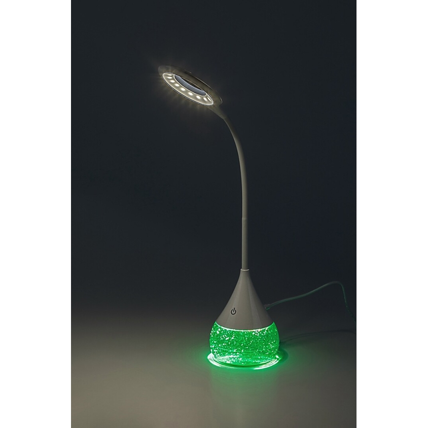 Rabalux - LED RGB Hämardatav laualamp LED/4W/230V valge