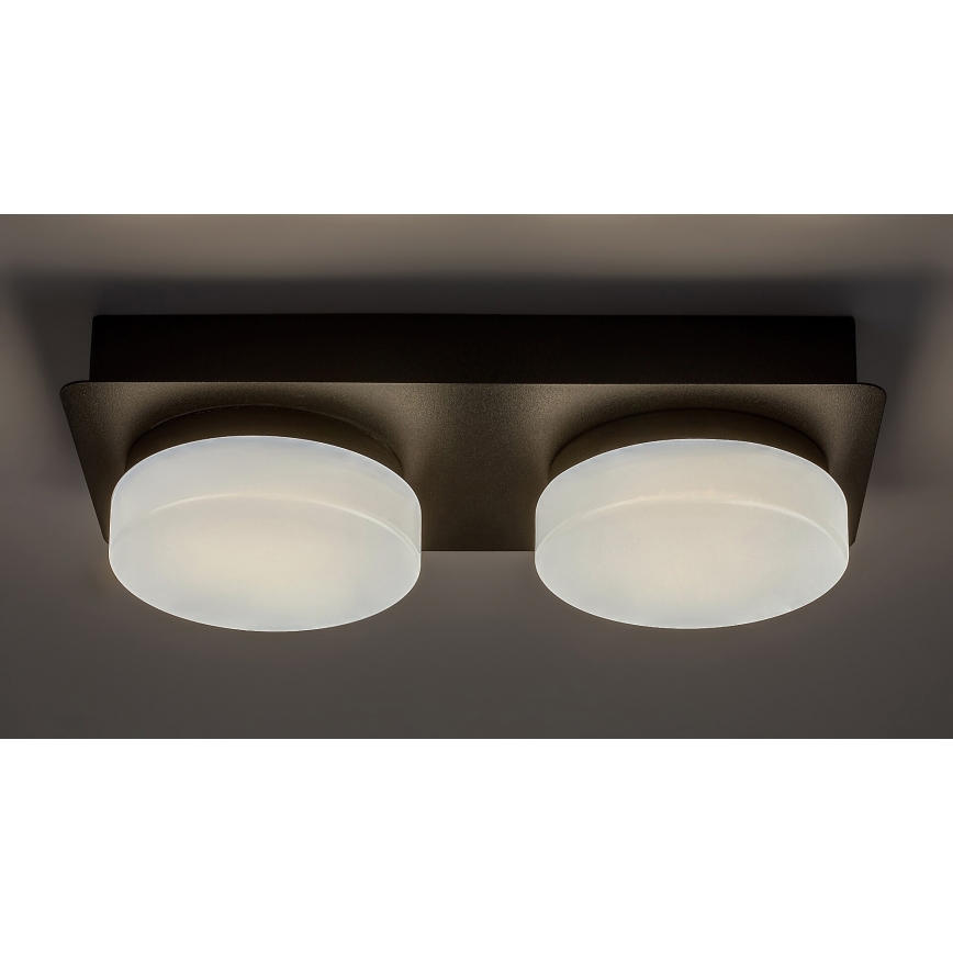 Rabalux - LED Laevalgusti vannituppa 2xLED/5,5W/230V IP44 must