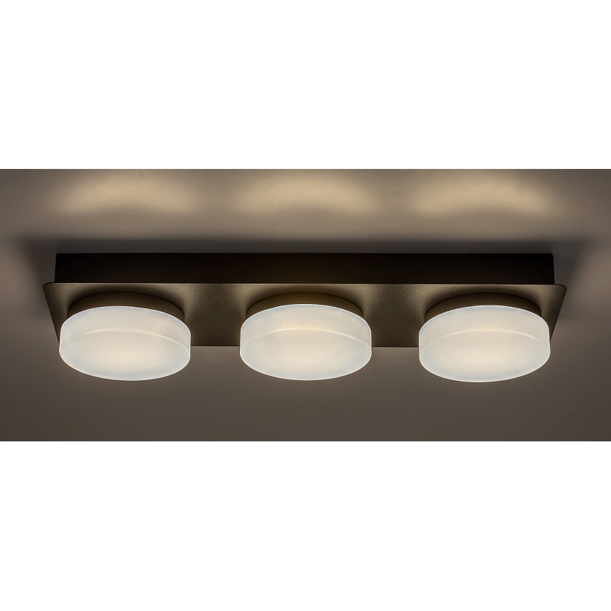 Rabalux - LED Laevalgusti vannituppa 3xLED/6W/230V IP44 must