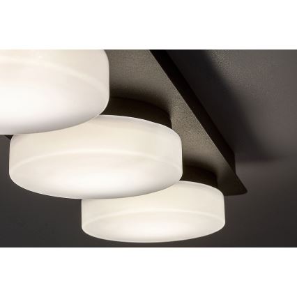 Rabalux - LED Laevalgusti vannituppa 3xLED/6W/230V IP44 must