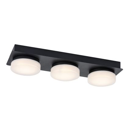 Rabalux - LED Laevalgusti vannituppa 3xLED/6W/230V IP44 must