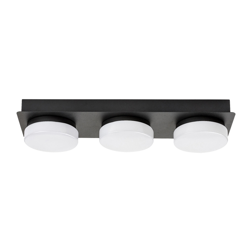 Rabalux - LED Laevalgusti vannituppa 3xLED/6W/230V IP44 must