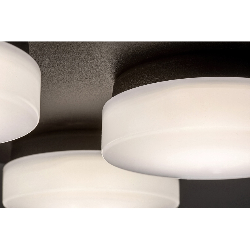 Rabalux - LED Laevalgusti vannituppa 4xLED/5,2W/230V IP44 must
