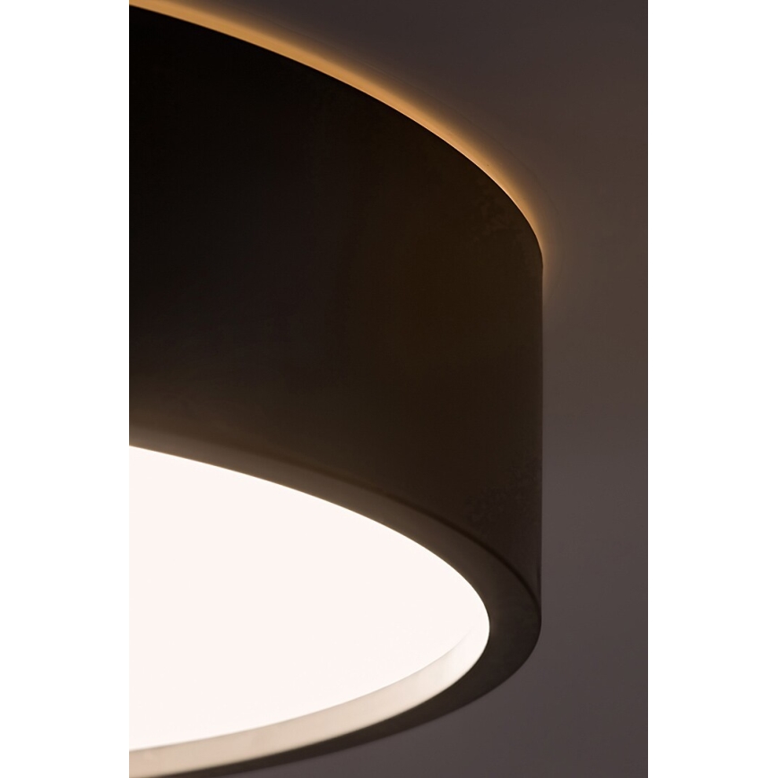 Rabalux - LED Laevalgusti koos anduriga LED/19W/230V IP44 4000K d. 28,5 cm must