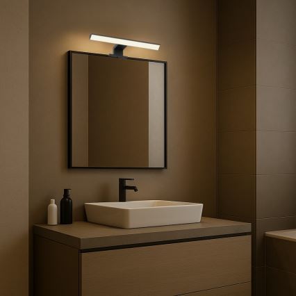 Rabalux - LED vannitoa peeglivalgusti LED/6W/230V IP44 30 cm must