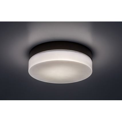 Rabalux - LED Laevalgusti vannituppa LED/18W/230V IP44 4000K d. 28 cm must