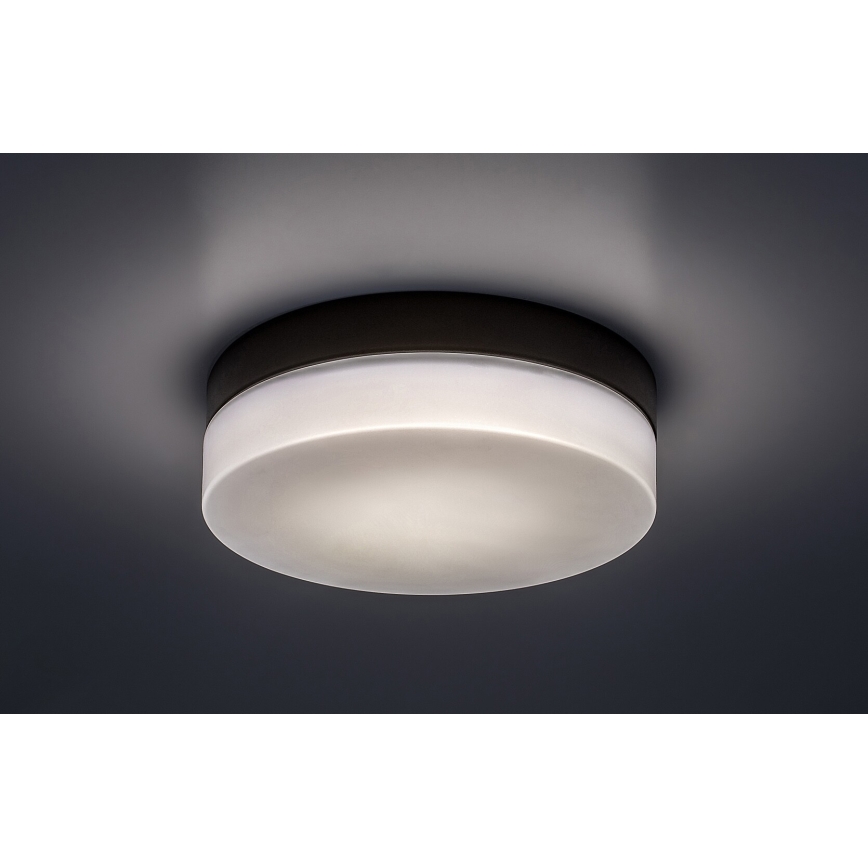 Rabalux - LED Laevalgusti vannituppa LED/18W/230V IP44 4000K d. 28 cm must