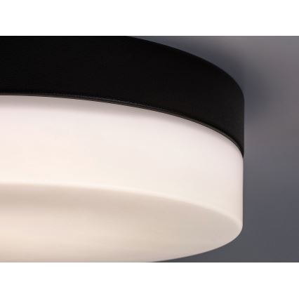 Rabalux - LED Laevalgusti vannituppa LED/18W/230V IP44 4000K d. 28 cm must