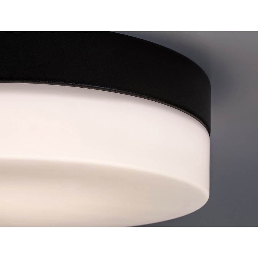 Rabalux - LED Laevalgusti vannituppa LED/18W/230V IP44 4000K d. 28 cm must