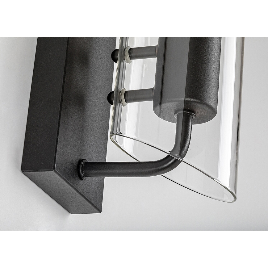 Rabalux - Seinavalgusti vannituppa 1xE14/12W/230V IP44 must